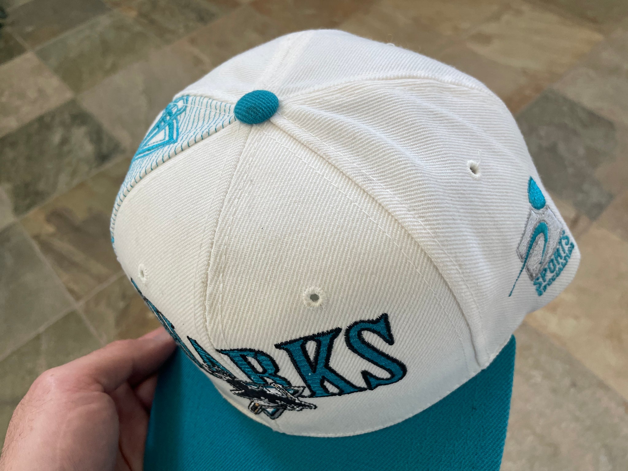 Vintage San Jose Sharks SNAP BACK HAT Baseball Hat Cap