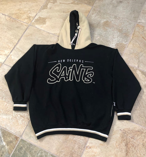 Vintage New Orleans Saints Starter Double Hooded Football Sweatshirt, Size XL