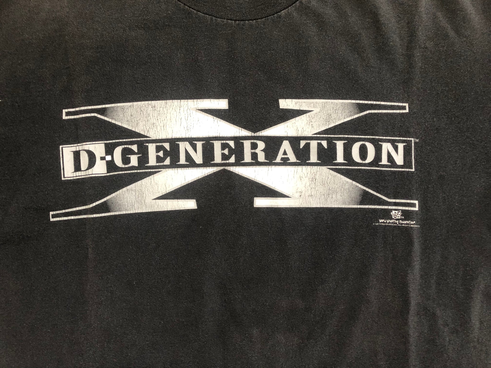 VINTAGE DX D-GENERATION X WWF WWE Jersey Suck It Size Large