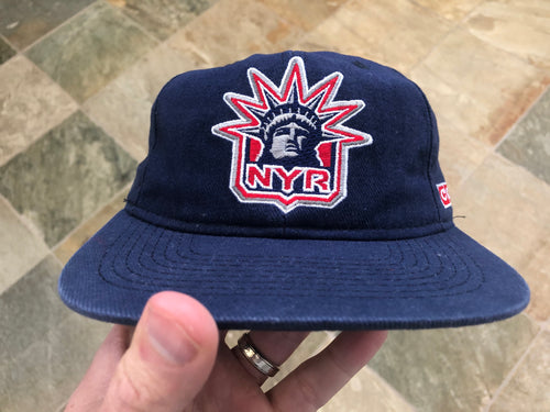 Vintage New York Rangers Lady Liberty CCM Snapback Hockey Hat