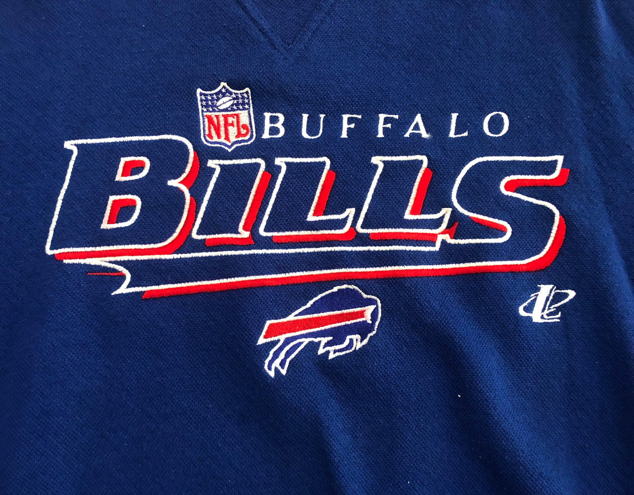 Vintage Buffalo Bills Sweater Mens Medium Pro Line Logo Athletic NFL  Excellent