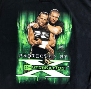 Vintage D-Generation X Shawn Michaels WWE WWF Wrestling Tshirt, Size XL