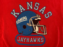 Load image into Gallery viewer, Vintage Kansas Jayhawks College Football Sweatshirt, Size Large