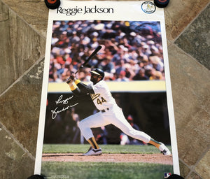 Vintage Oakland Athletics Reggie Jackson Sports Illustrated Baseball Poster