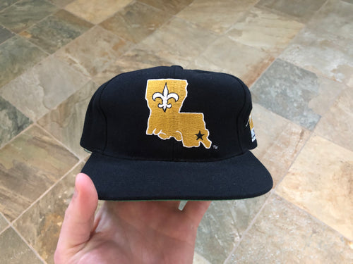 Vintage New Orleans Saints Sports Specialties Plain Logo Snapback Football Hat