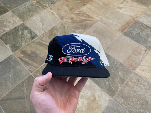 Vintage Ford Racing Logo Athletic Splash Snapback Racing Hat ***