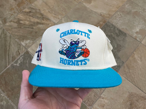 Vintage Charlotte Hornets Sports Specialties Fitted Pro Basketball Hat, Size 7 1/8