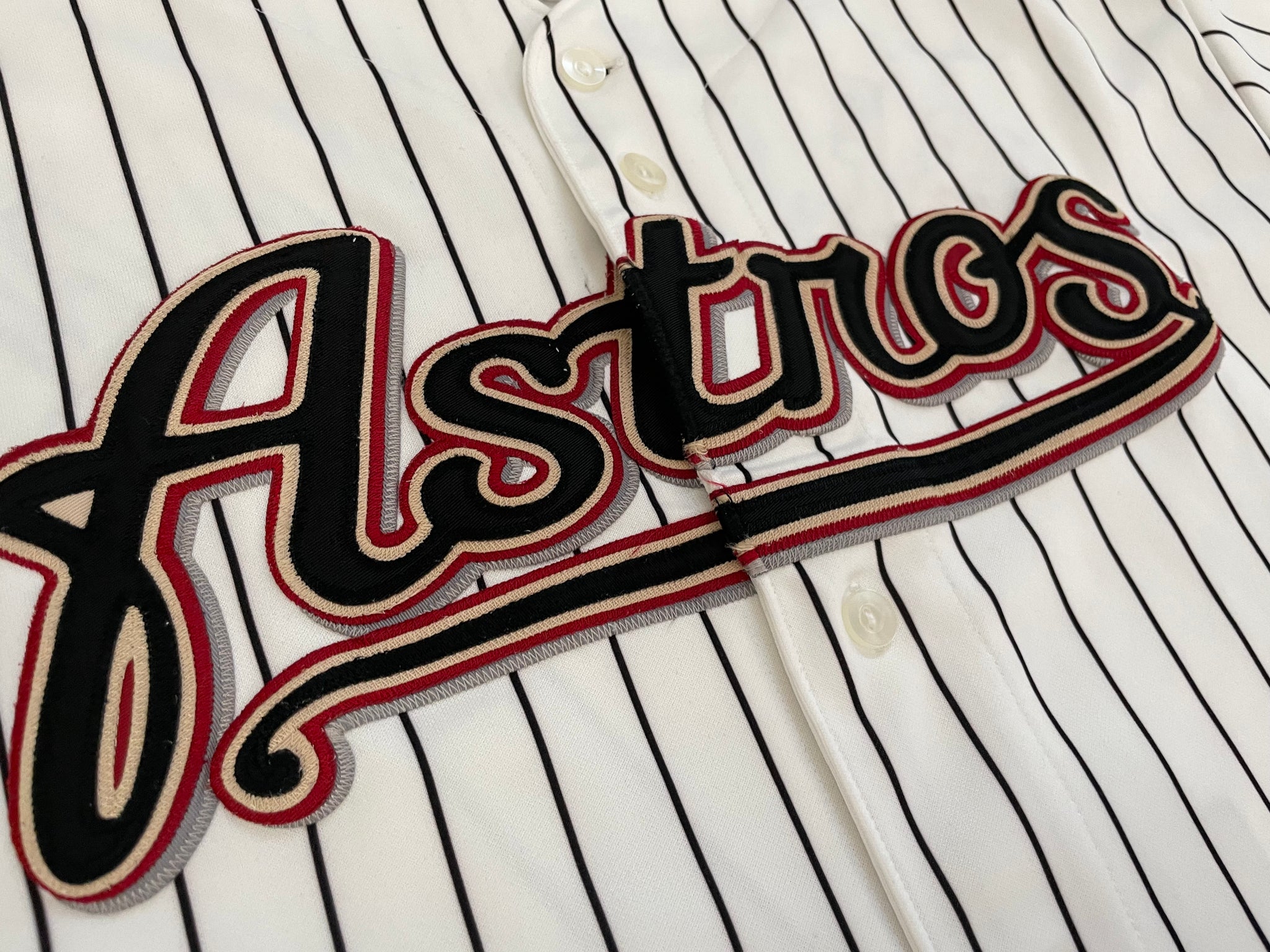 Vintage 90s Majestic Mens Size Large Retro Houston Astros Baseball Jersey  USA