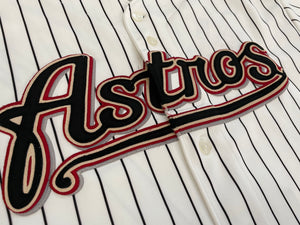 VINTAGE Houston Astros Berkman Majestic Jersey Extra Large White Black