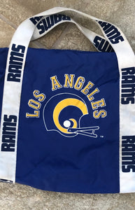 Vintage Los Angeles LA Rams Football Duffel Hand Bag ###