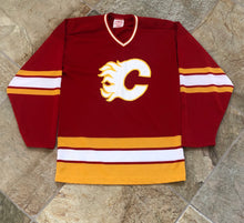 Load image into Gallery viewer, Vintage Calgary Flames SK Hockey Jersey,  Size Med/Large