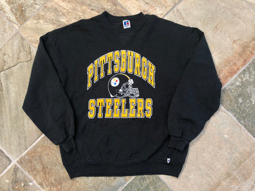 Vintage Pittsburgh Steelers Russell Athletic Football Sweatshirt, Size XL