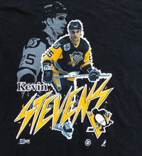 Load image into Gallery viewer, Vintage Pittsburgh Penguins Kevin Stevens Salem Sportswear Hockey Tshirt, size large