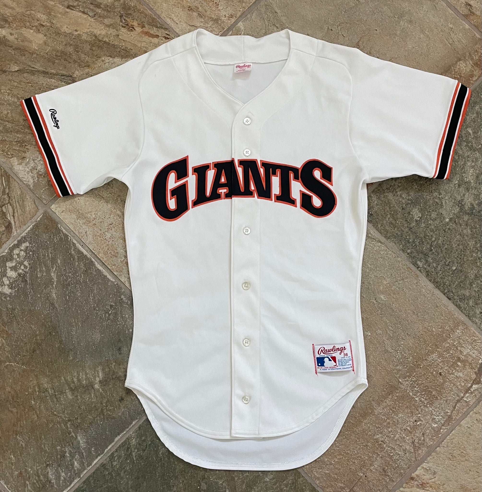 Vintage San Francisco Giants Rawlings Baseball Jersey, Size 36
