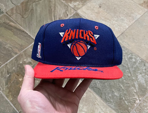 Vintage New York Knicks Sports Specialties Script Snapback Basketball Hat