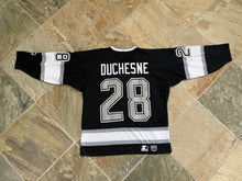 Load image into Gallery viewer, Vintage Los Angeles Kings Steve Duchesne Starter Hockey Jersey, Size Large