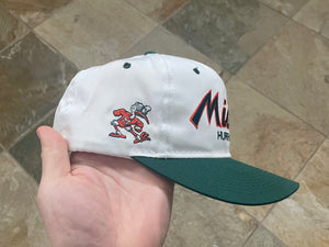 Vintage Miami Hurricanes Sports Specialties Script Snapback College Hat