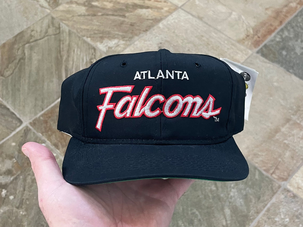 90's Atlanta Falcons Sports Specialties Script NFL Snapback Hat
