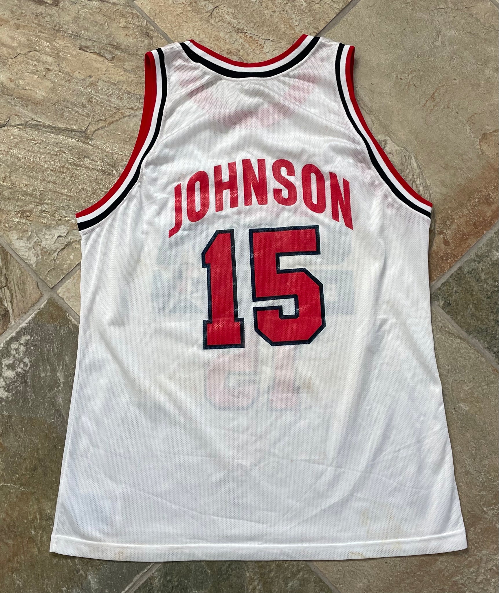 Vintage Team USA Magic Johnson Champion Basketball Jersey, Size 48