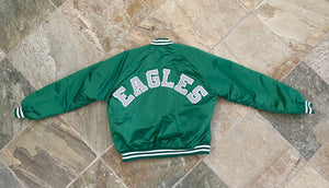 Vintage Philadelphia Eagles Chalk Line Satin Football Jacket, Size XL