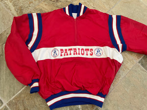 Vintage New England Patriots Delong Windbreaker Football Jacket, Size XL