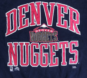 Vintage Denver Nuggets Logo 7 Basketball Sweatshirt, Size Large