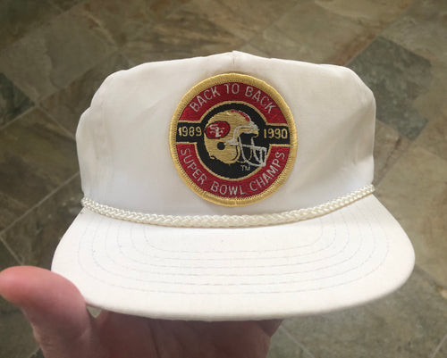 Vintage San Francisco 49ers Super Bowl Champions Strapback Football Hat