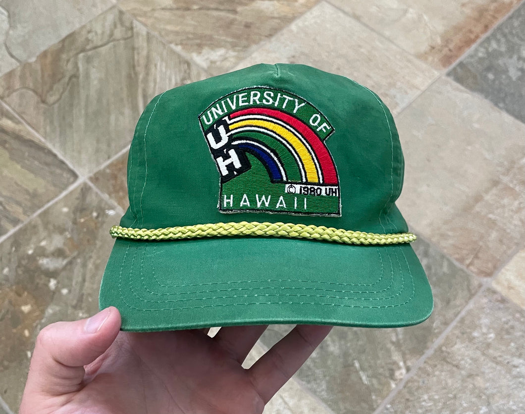Vintage Hawaii Rainbows Strapback Snapback College Hat