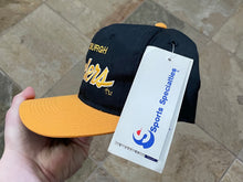 Load image into Gallery viewer, Vintage Pittsburgh Steelers Sports Specialties Script Snapback Football Hat