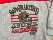 Load image into Gallery viewer, Vintage San Francisco 49ers Super Bowl XXIV Football Sweatshirt, Size Large
