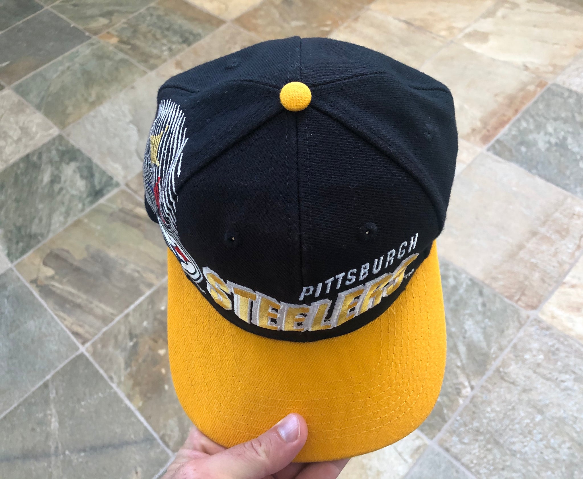 90's Philadelphia Eagles Logo Athletic Shadow NFL Snapback Hat – Rare VNTG