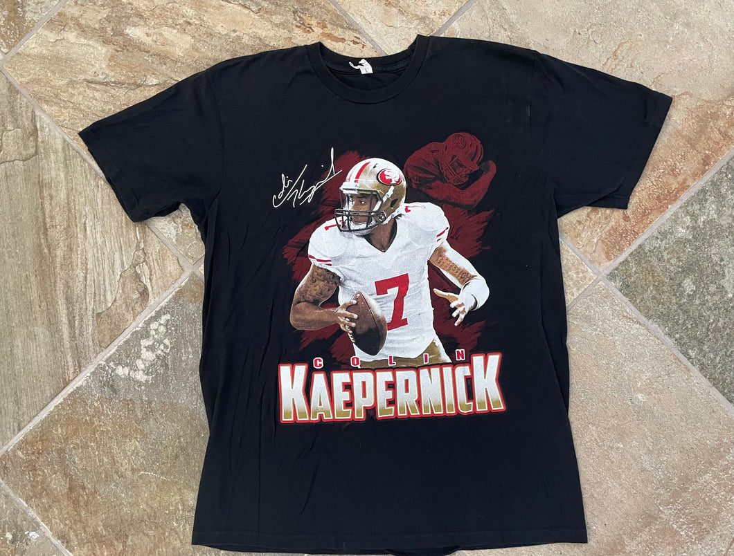 San Francisco 49ers Colin Kaepernick Football Tshirt, Size Large