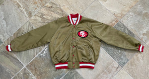 Vintage San Francisco 49ers Chalkline Satin Football Jacket, Size XL