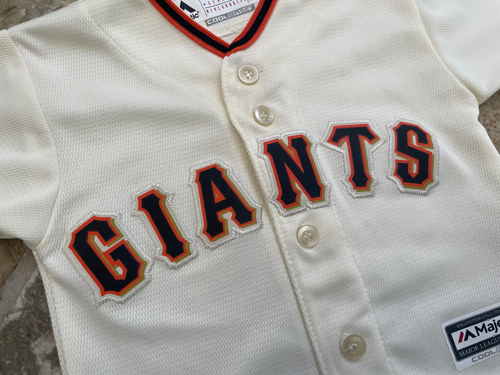 San Francisco Giants Majestic Baseball Jersey, Size Youth Small