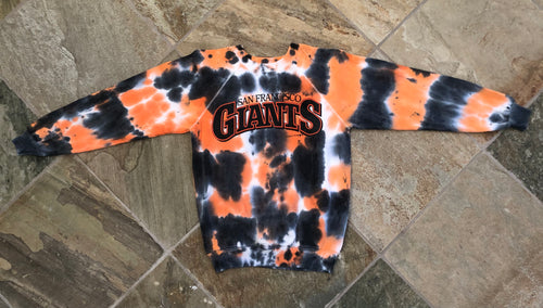 Vintage San Francisco Giants Tie Dye Baseball Sweatshirt, Size Medium