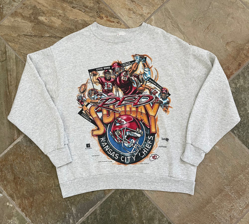 Vintage Kansas City Chiefs Shirt Xplosion Football Sweatshirt, Size XL