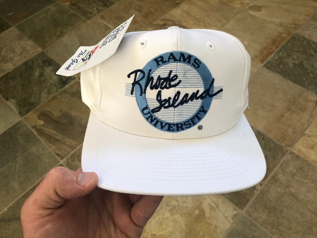 Vintage Rhode Island Rams The Game Circle Logo Snapback College Hat