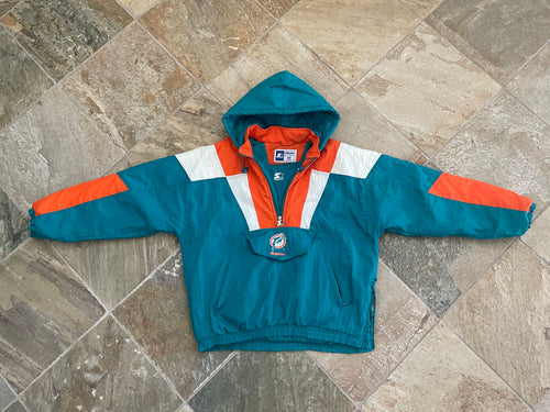 Vintage Miami Dolphins Starter Parka Football Jacket, Size XL