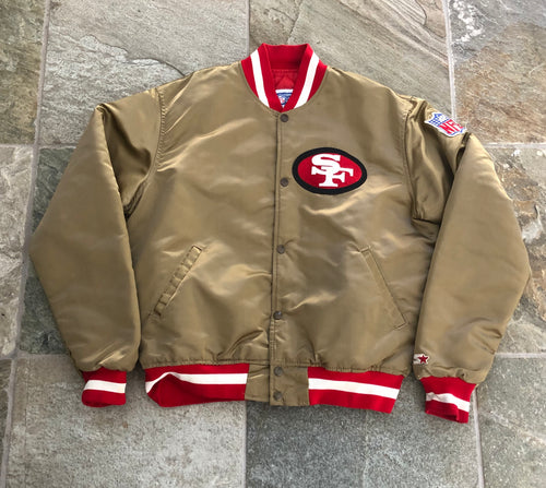 Vintage San Francisco 49ers Starter Satin Football Jacket, Size Large