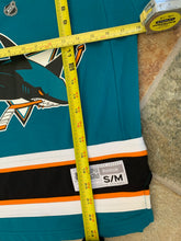 Load image into Gallery viewer, San Jose Sharks Reebok Hockey Jersey, Size Youth Small/Medium