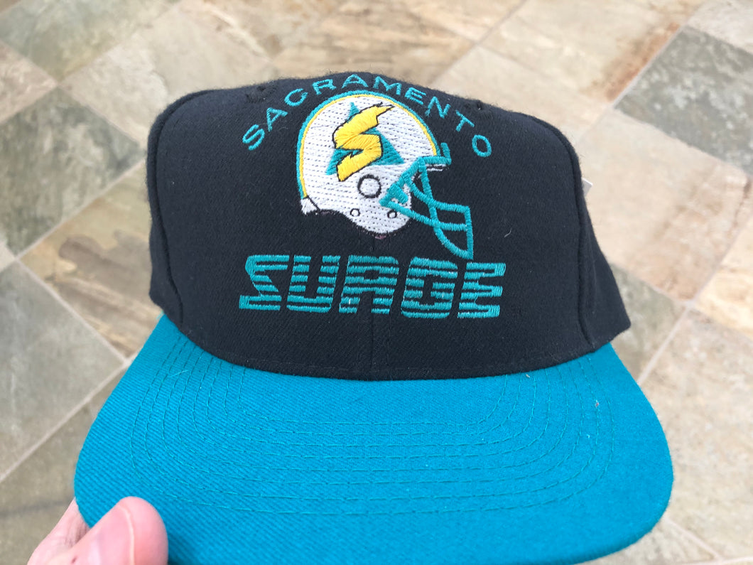 Vintage Sacramento Surge American Needle Snapback Football Hat