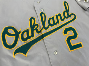 Vintage Oakland Athletics Scott Hemond Game Worn Russell Baseball Jersey, Size 46, XL