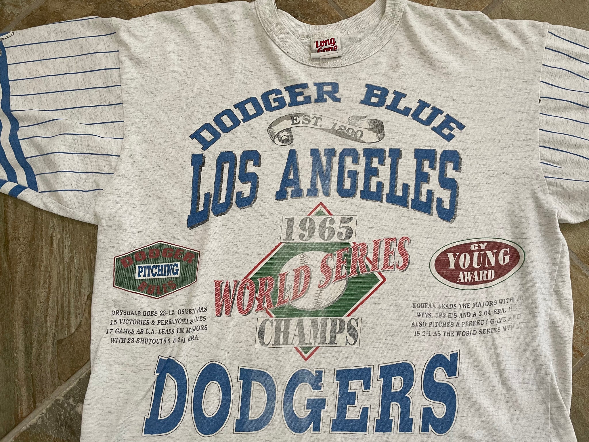 Los Angeles Dodgers Vintage Baseball Tee in 2023