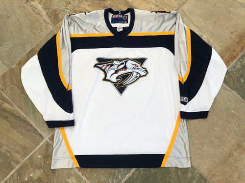 Vintage Nashville Predators CCM Hockey Jersey, Size XL