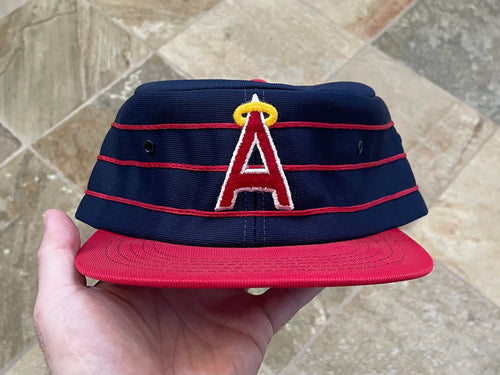 Vintage California Angels Sports Specialties Pill Box Snapback Baseball Hat
