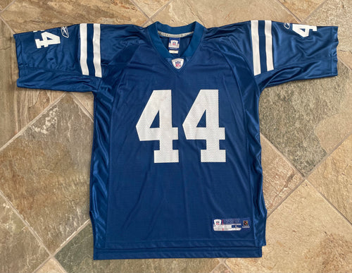 Vintage Indianapolis Colts Dallas Clark Reebok Football Jersey, Size Large