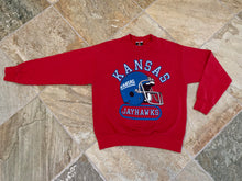 Load image into Gallery viewer, Vintage Kansas Jayhawks College Football Sweatshirt, Size Large