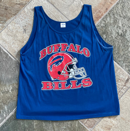 Vintage Buffalo Bills Trench Tank Top Football Tshirt, Size XL