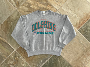 Vintage Miami Dolphins Russell Athletic Football Sweatshirt, Size Large