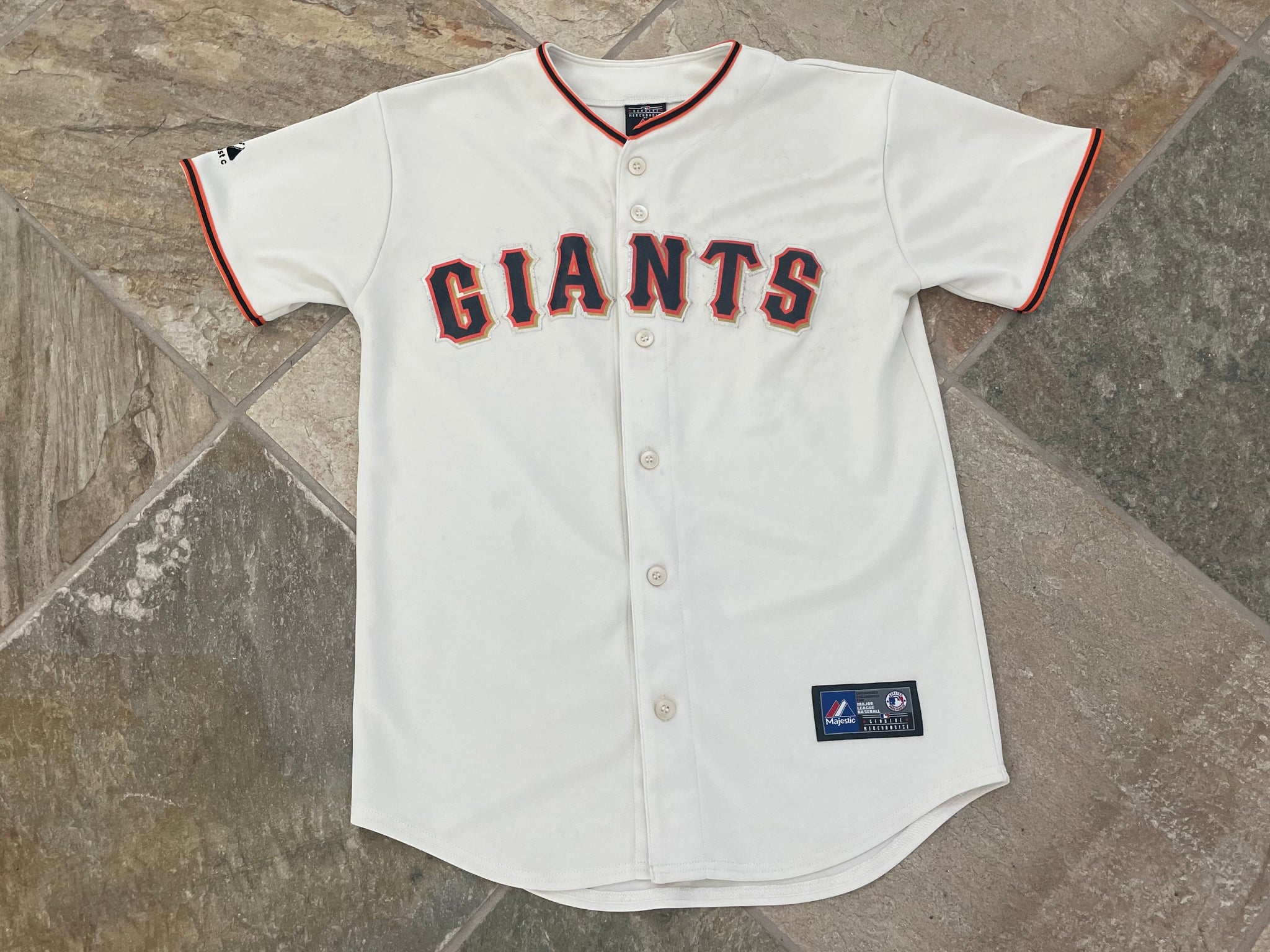 San Francisco Giants Majestic Baseball Jersey, Size Youth Medium